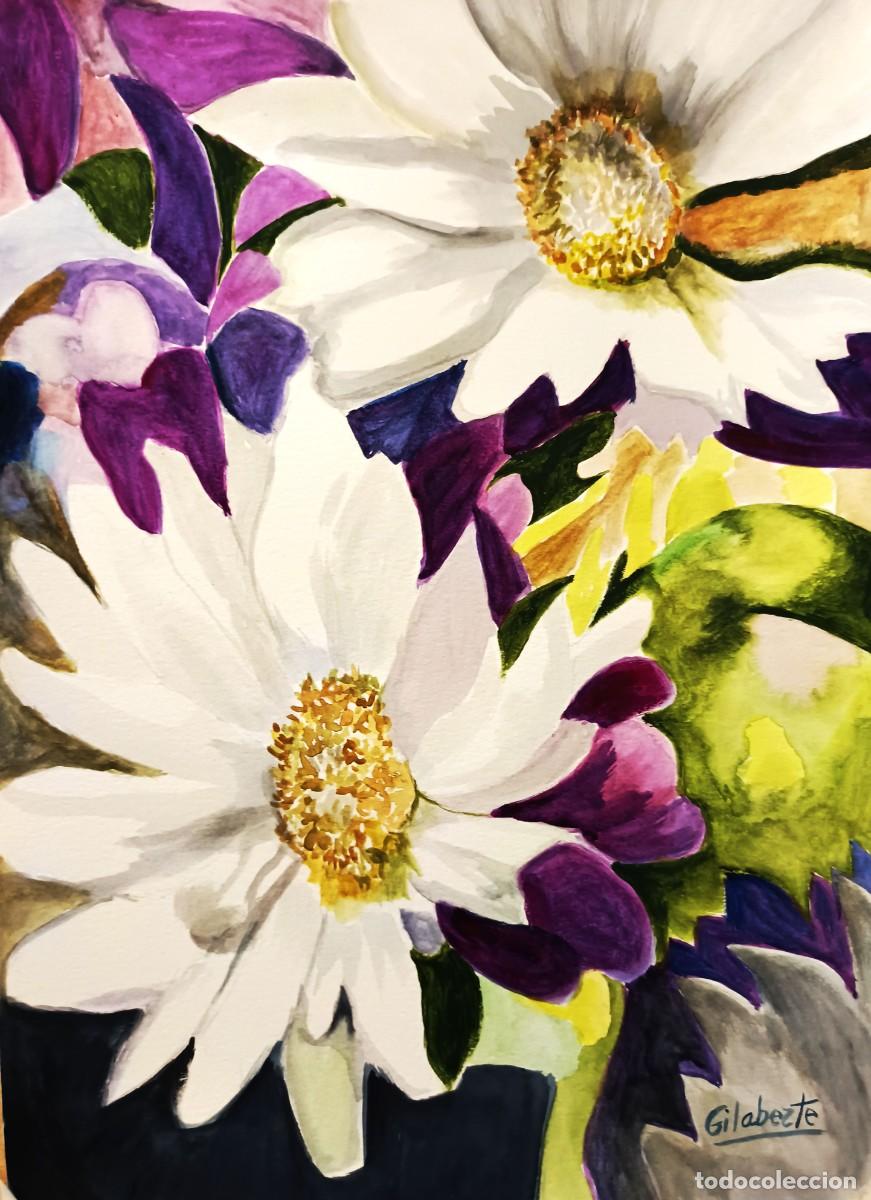 Arte: Flores obra de Mercedes Gilaberte