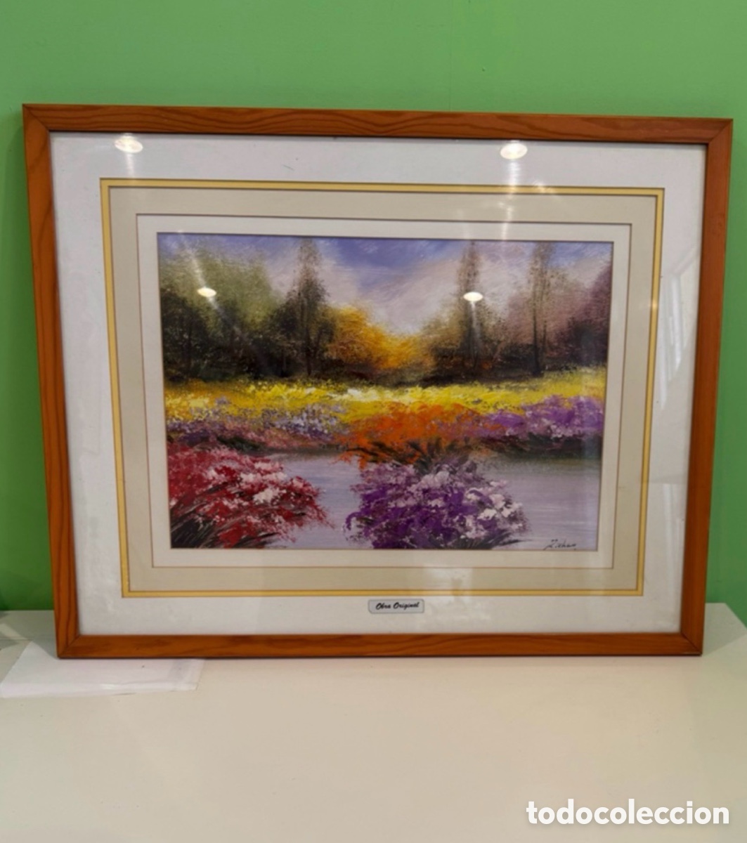 Arte: Antigua acuarela original firmada. Ver las fotos.