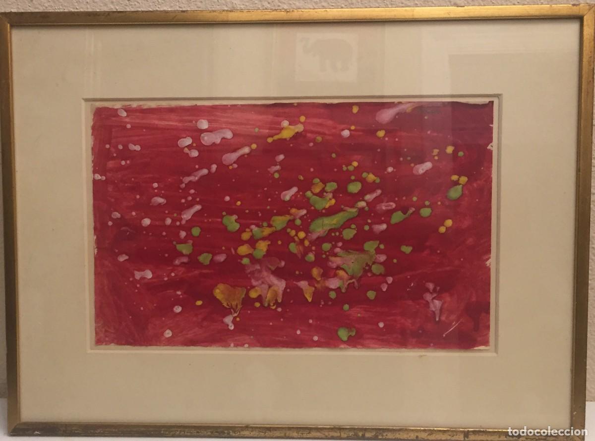 Arte: MARIPOSAS ACUARELA EN PAPEL de V.KSIESKI 1965