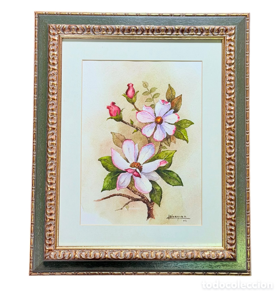 Arte: Acuarela Bodeg&oacute;n de Flores