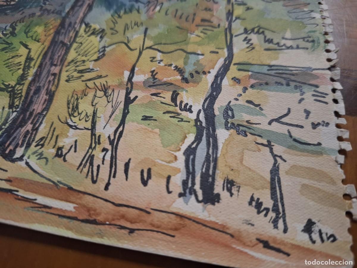 Arte: Sin t&iacute;tulo ---- Dibujo paisaje an&oacute;nimo - Foto 2