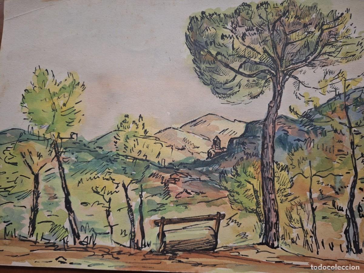 Arte: Sin t&iacute;tulo ---- Dibujo paisaje an&oacute;nimo - Foto 3