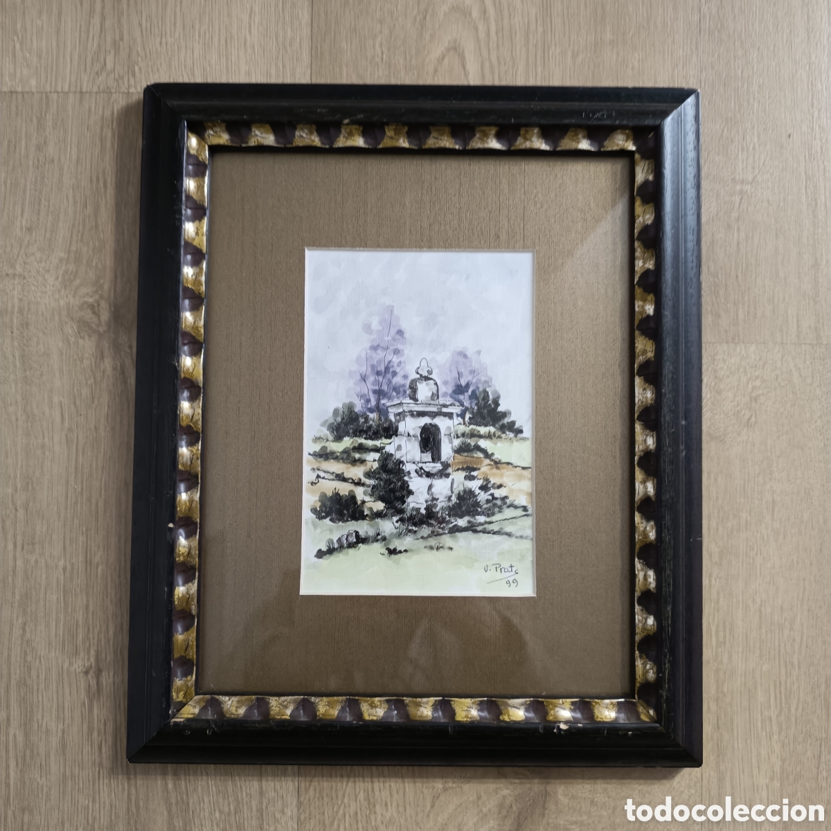 Arte: Acuarela original firmada por Carmen V&aacute;zquez Prats.