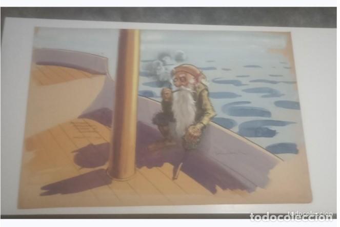 Art: PINTURA DE ACUARELA ORIGINAL DEL ARTISTA CONTEMPOR&Aacute;NEO JOHN WORSLEY,FIRMADA POR EL MISMO,ANGLIA TV 1