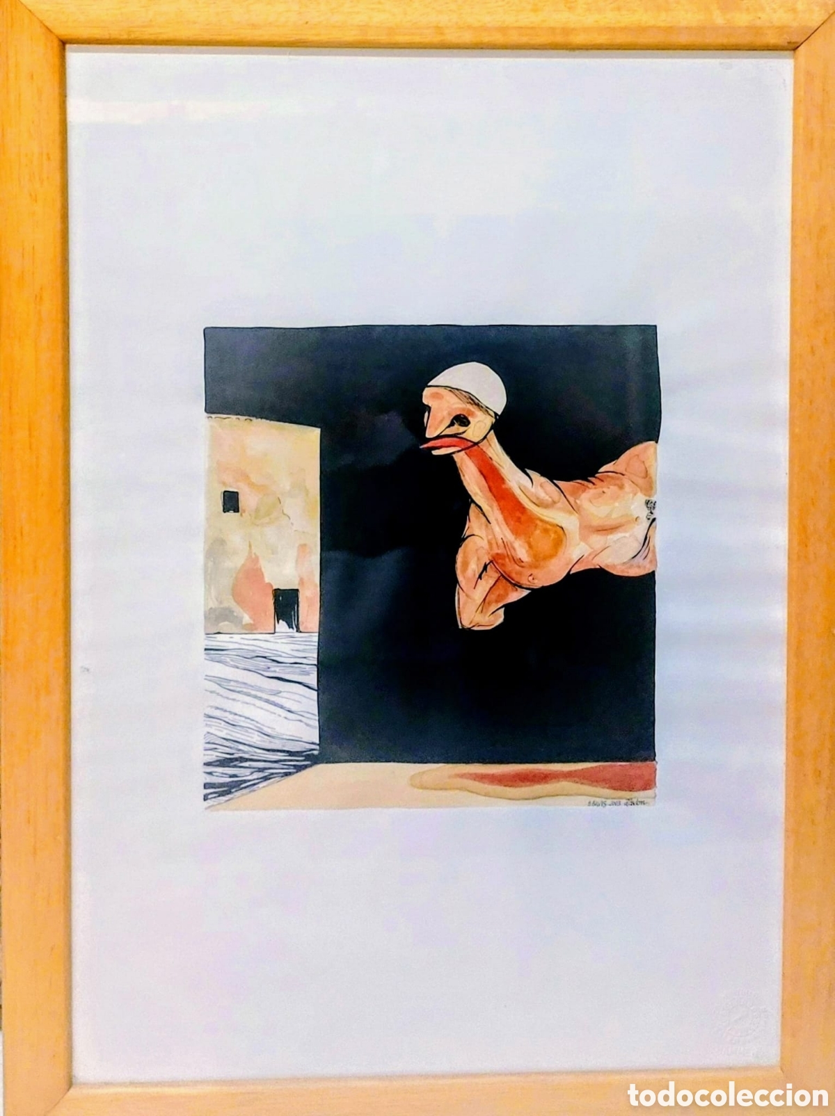 Arte: EDUARD BIGAS ACUARELA.TINTA.ACRILICO PAPEL 36.5 X 25.5 LONDRES 2003