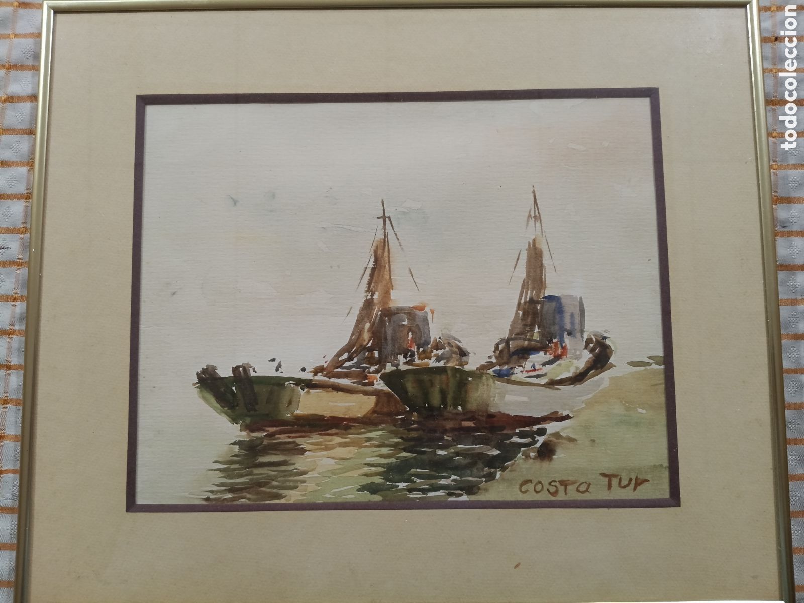 Arte: Jaime Costa tur, acuarela, marina