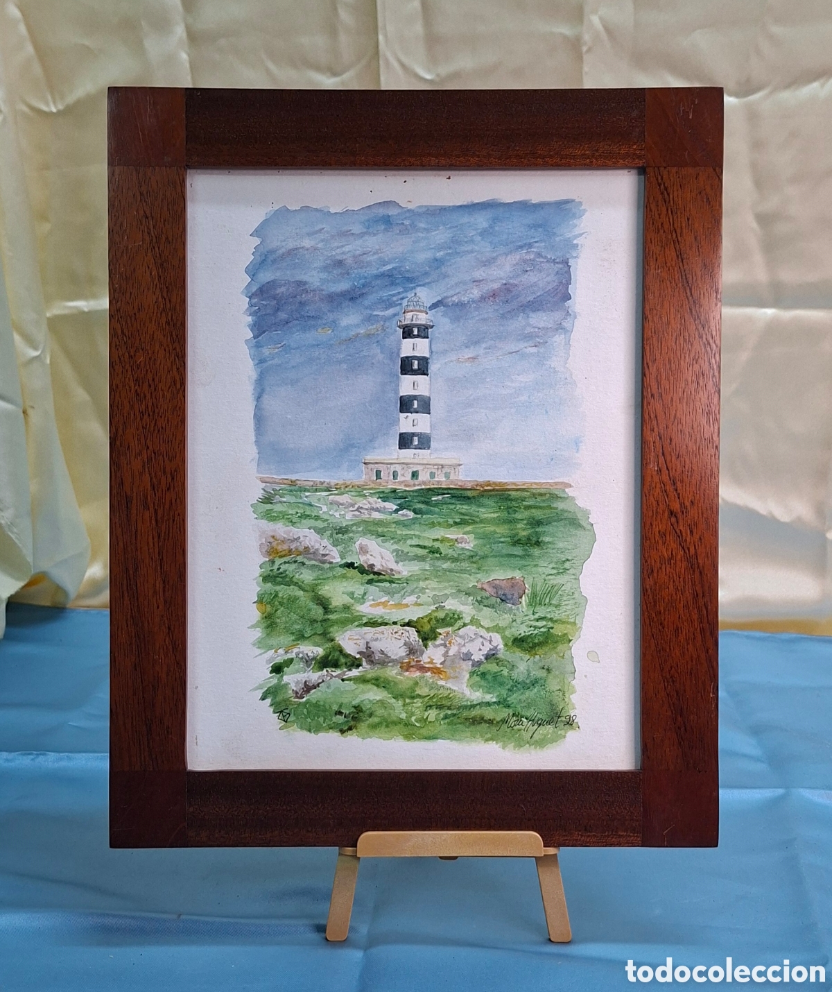 Arte: Acuarela original de Mora Huguet 1998