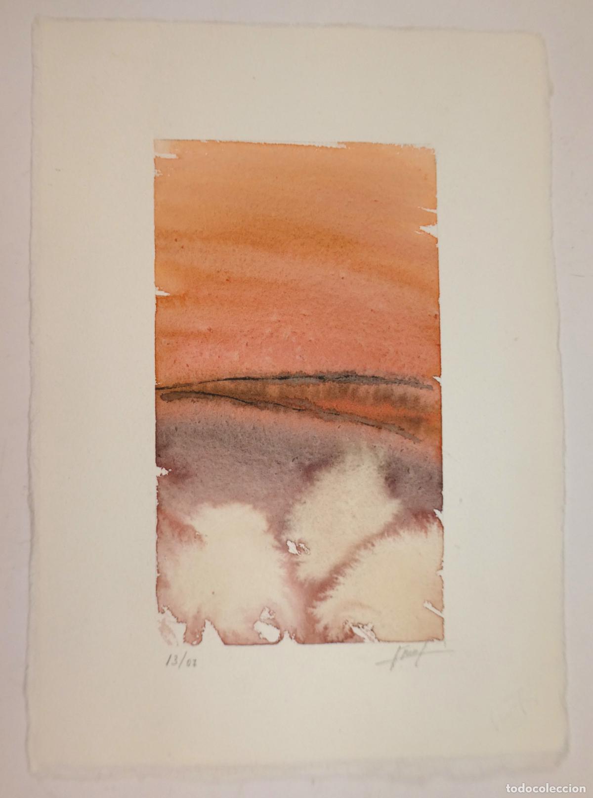 Arte: Acuarela firmada, mide 31X22 cm.