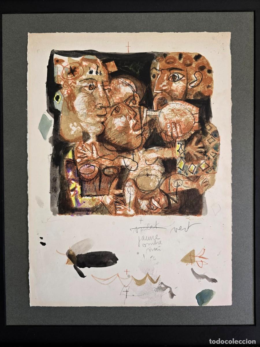 Arte: Antoni Clav&eacute;. Acuarela Gargantua