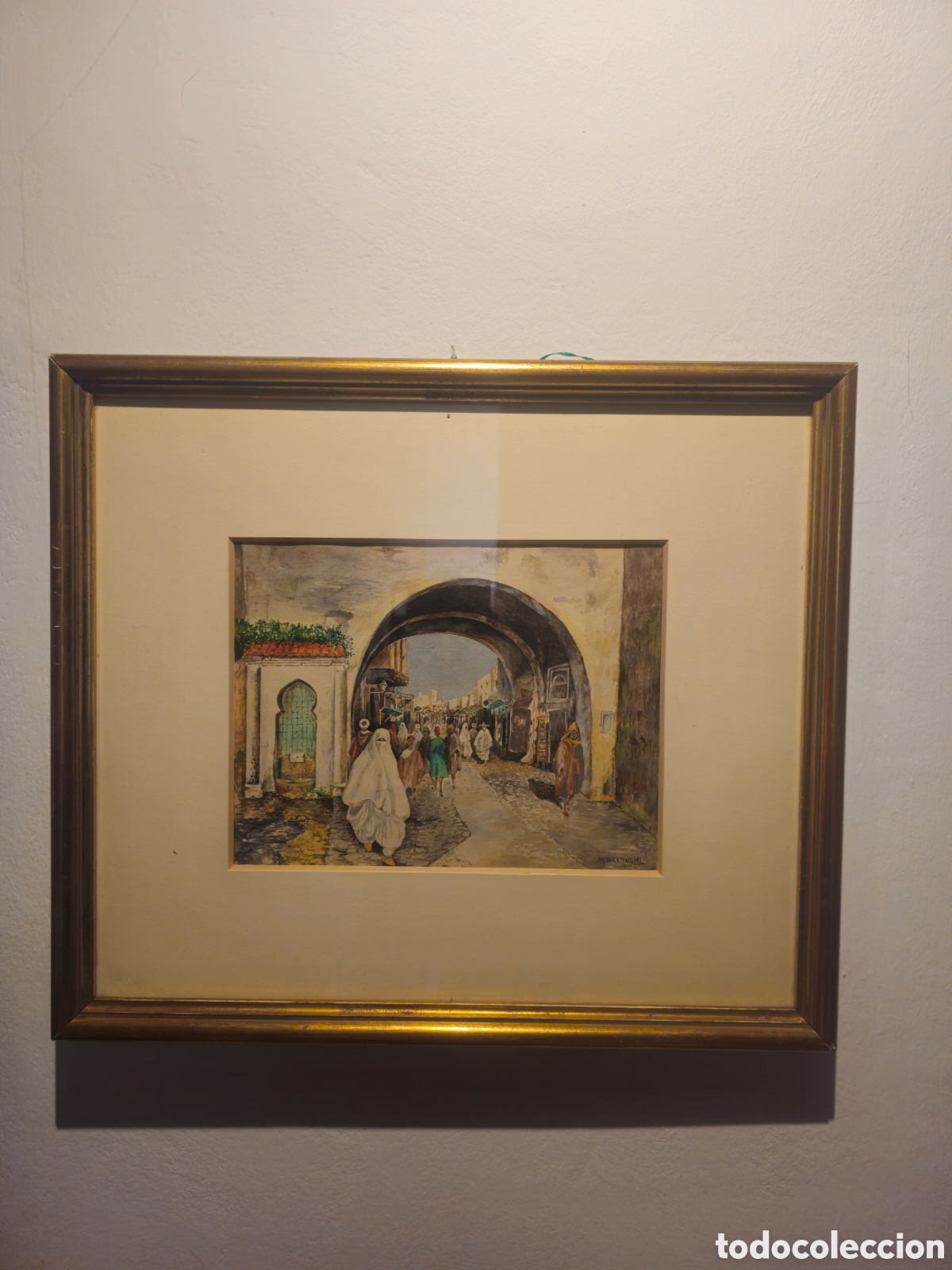 Arte: Mariano Bertuchi Nieto (Granada 1885-Tetu&aacute;n 1955)Atribuido Obra Orientalista