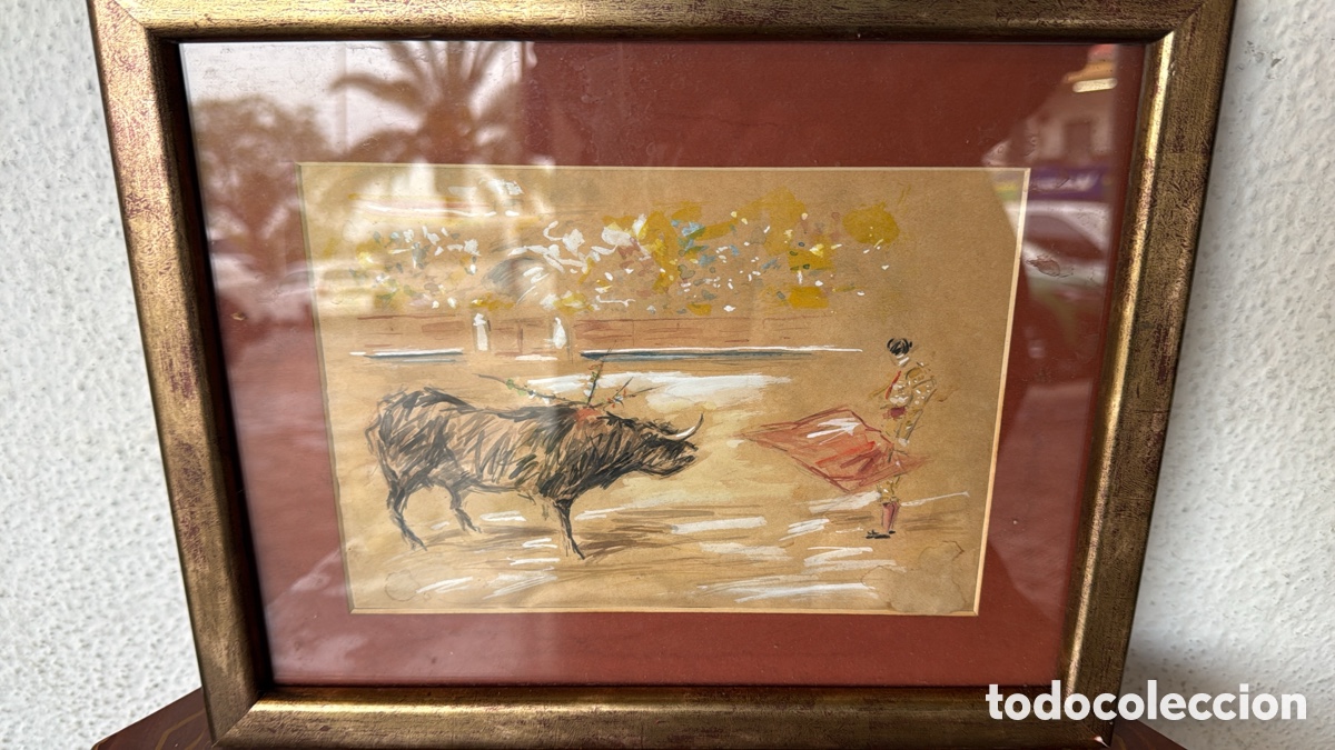 Arte: ACUARELA TAURINA PEQUE&Ntilde;A