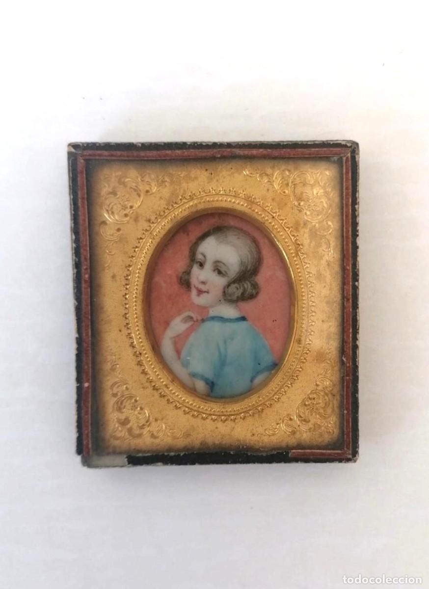 Arte: Pintura en miniatura art d&eacute;co, a&ntilde;o ca. 1920