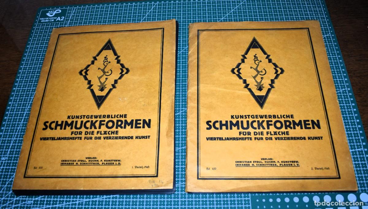 Arte: 2 carpetas con 20 dibujos a mano y 7 litograf&iacute;as sobre cartulinas. A&ntilde;os 1920, estilo art dec&oacute;.