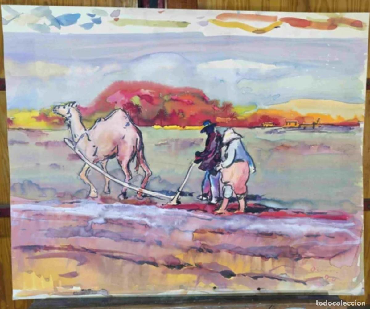 Arte: FRANCESC OLIVER FRADERA ACURELA CAMPESINOS CAMPO