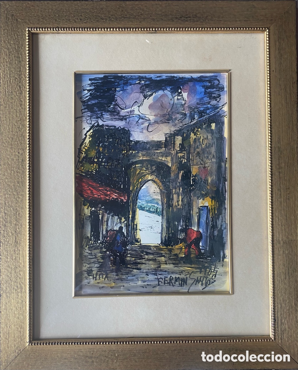 Arte: Obra original Ferm&iacute;n Santos 1984