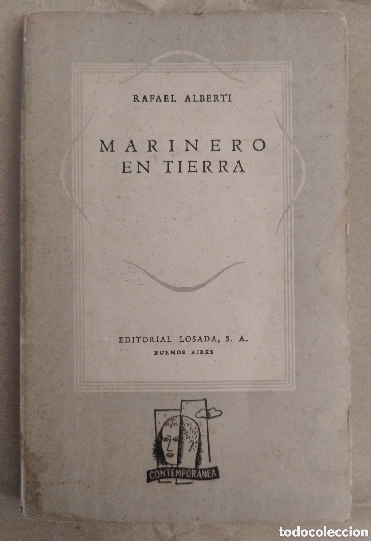 Arte: Acuarela original Rafael Alberti. En libro de poemas