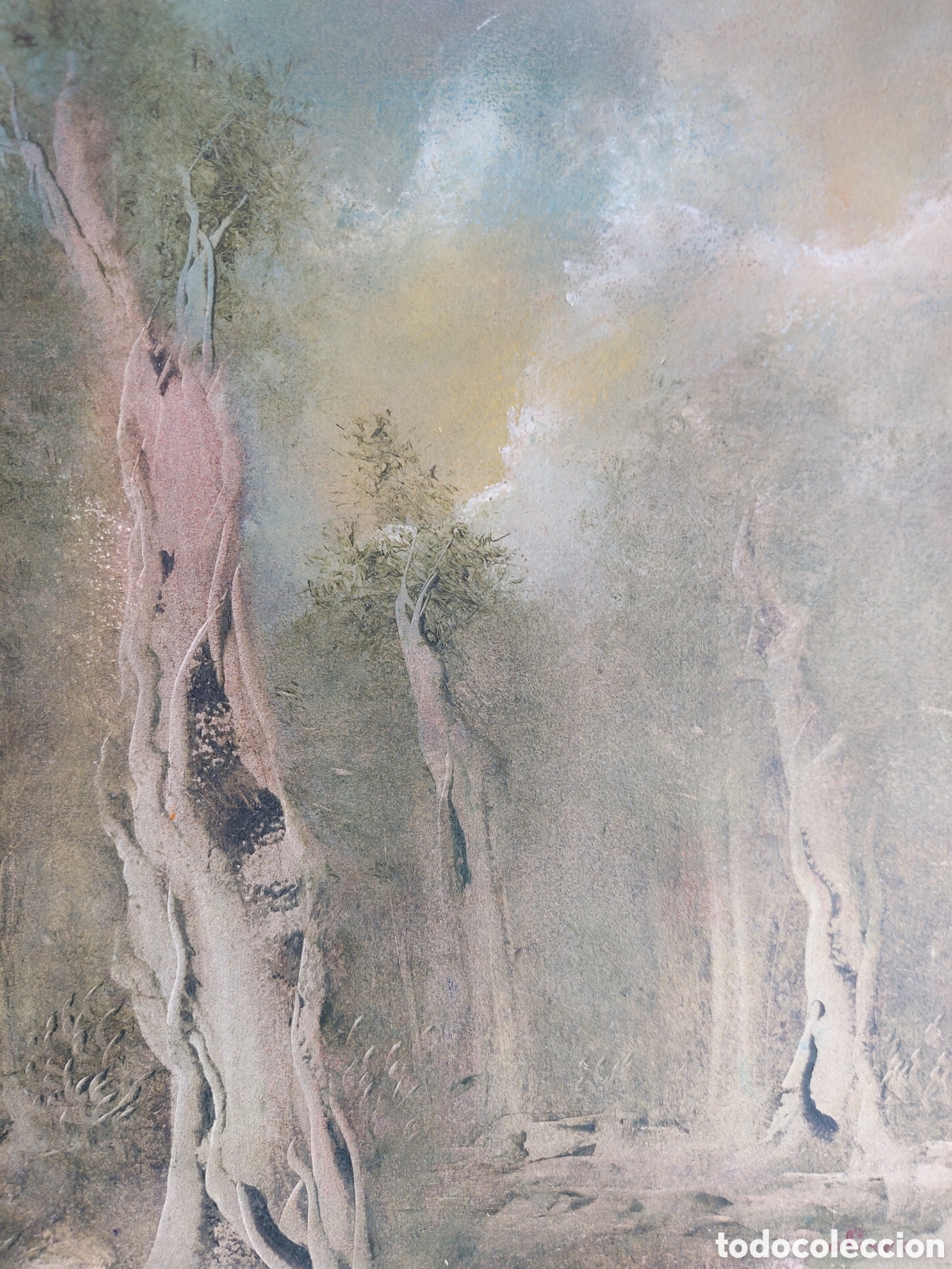 Arte: OLIVER &rdquo; EL BOSQUE EMBRUJADO&rdquo; ACUARELA EPOCA