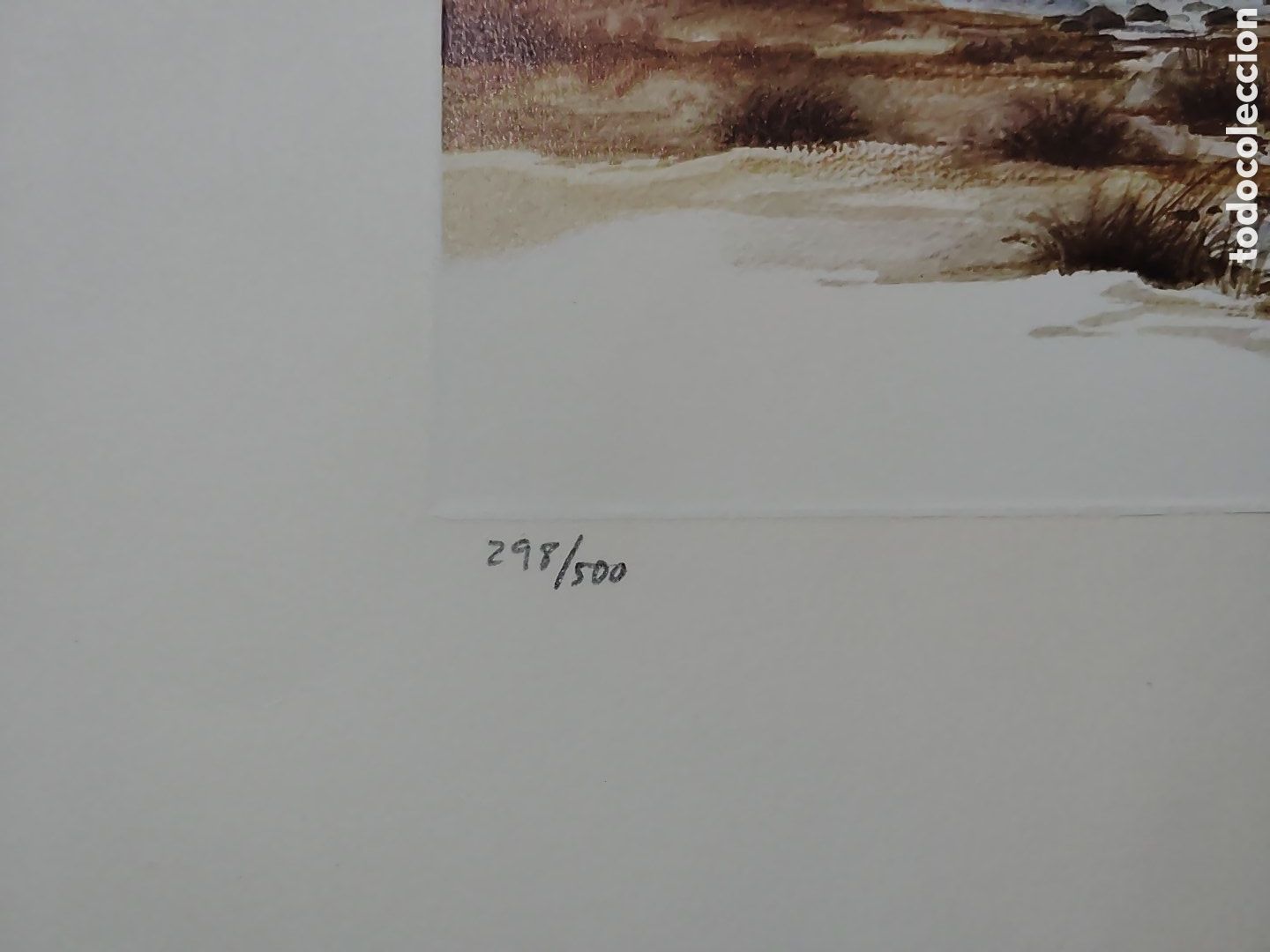 Arte: Acuarela numerada y firmada - Foto 2