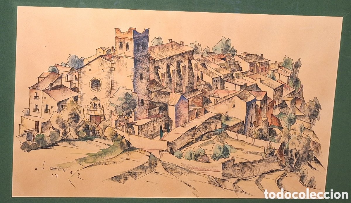 Arte: PUEBLO POR F&Eacute;LIX B&Uuml;TTNER (APROX.1880-1950)