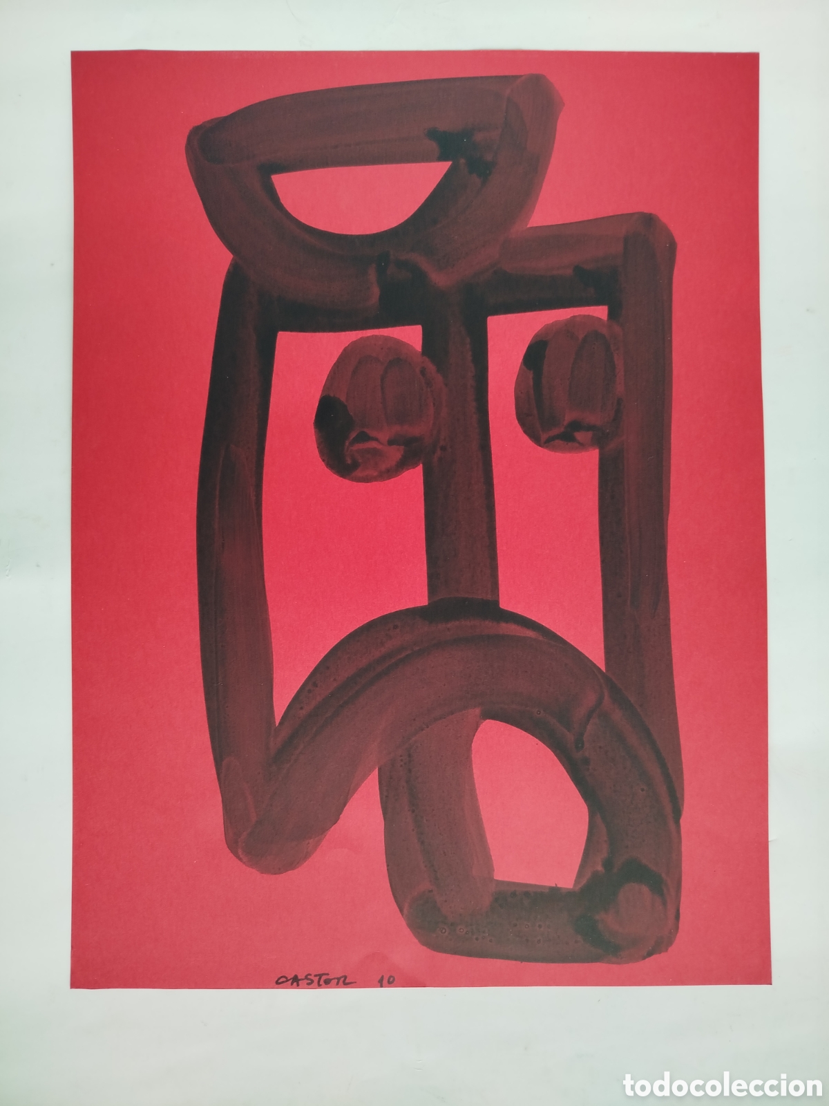 Arte: ANTONIO CASTOR DIBUJO ORIGINAL SOBRE PAPEL FIRMADO CASTOR 10.