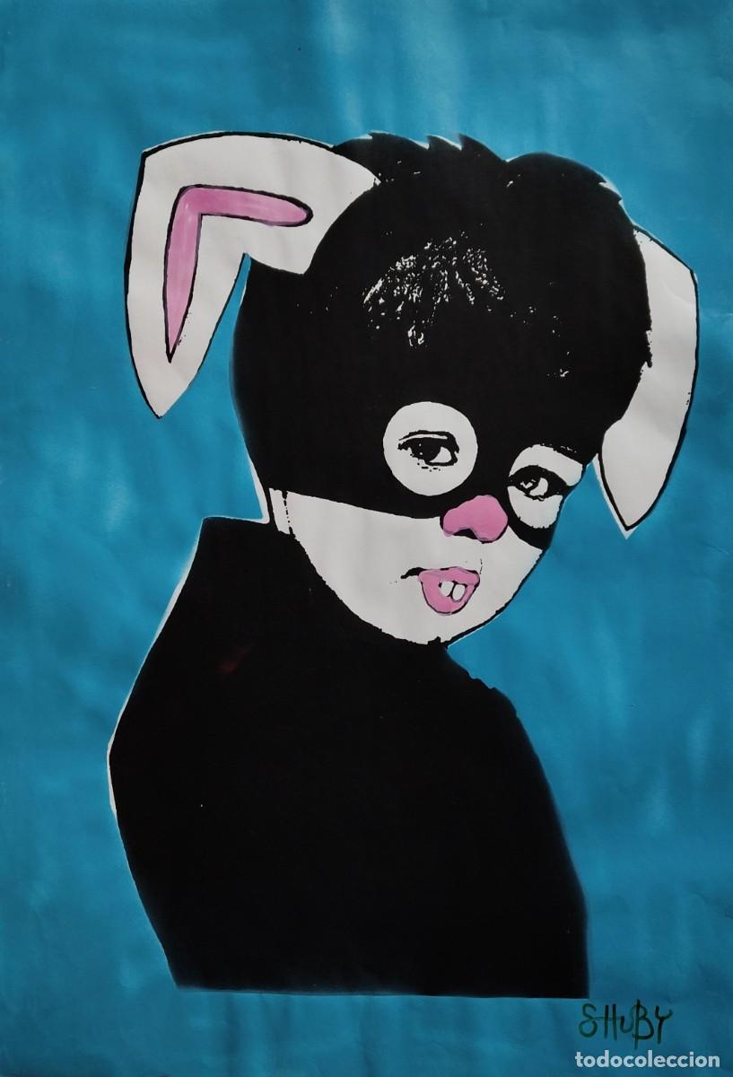 Arte: Shuby (1971) - Crying boy / t&eacute;cnica mixta