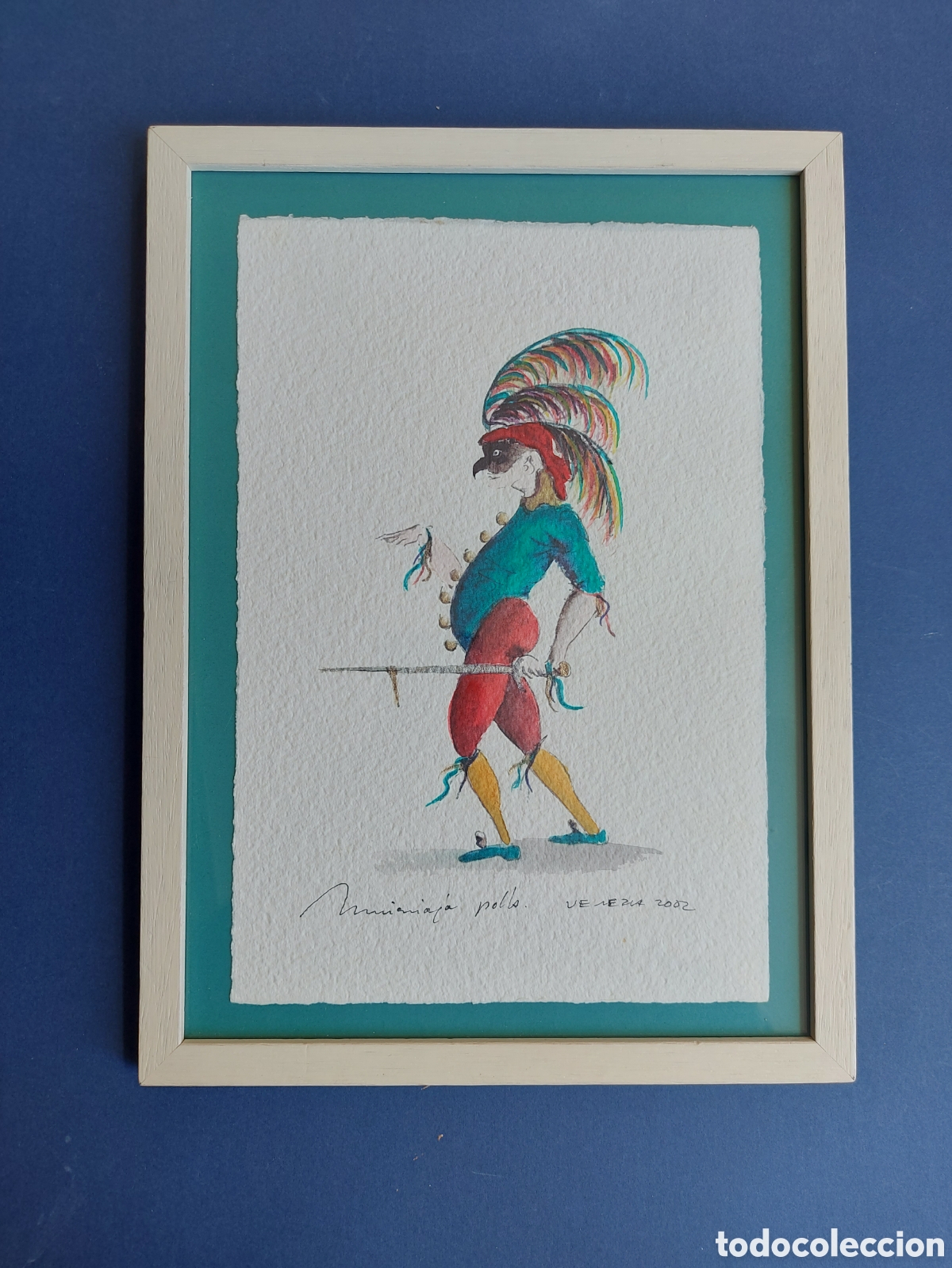 Arte: CARICATURA PERSONAJE CARNAVAL DE VENECIA