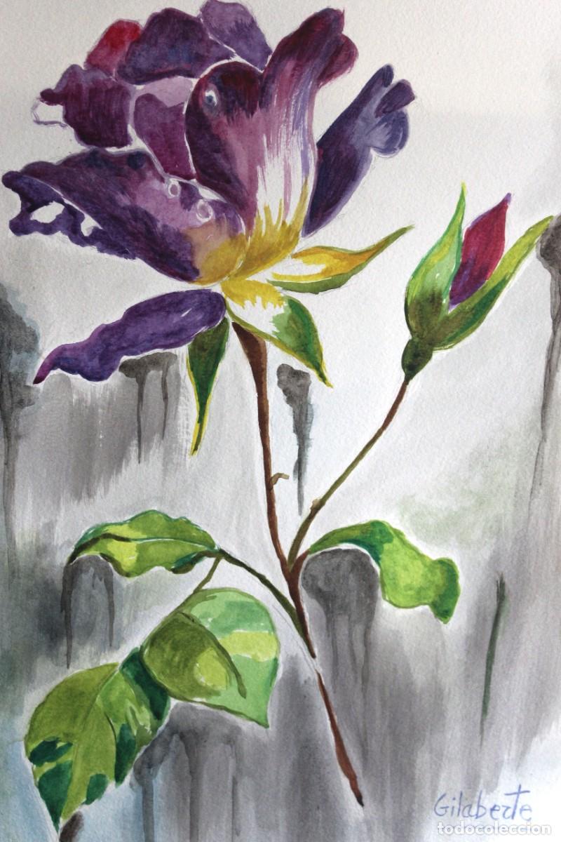 Arte: Rosa obra de Mercedes Gilaberte
