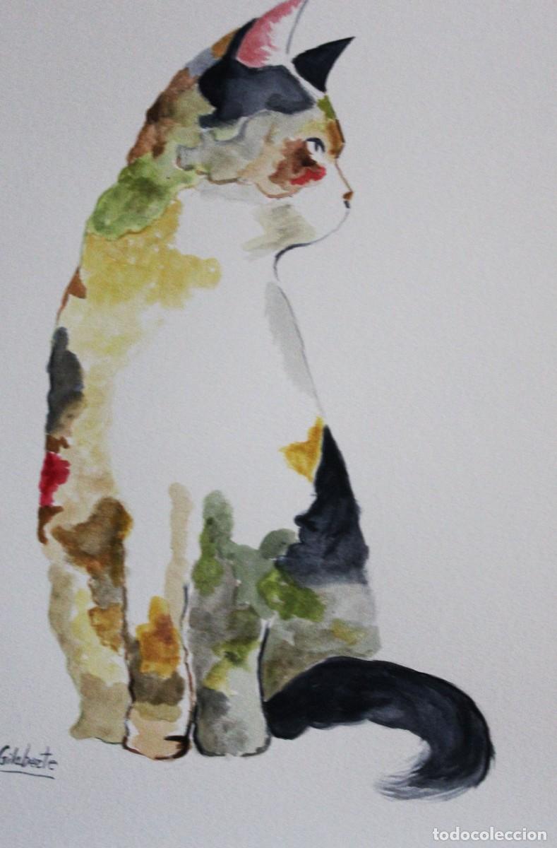 Arte: Gato obra de Mercedes Gilaberte