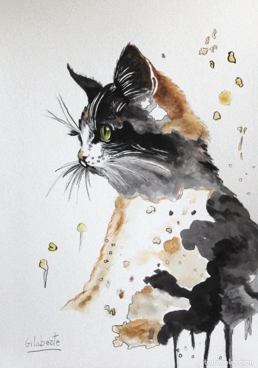 Arte: Gato obra de Mercedes Gilaberte