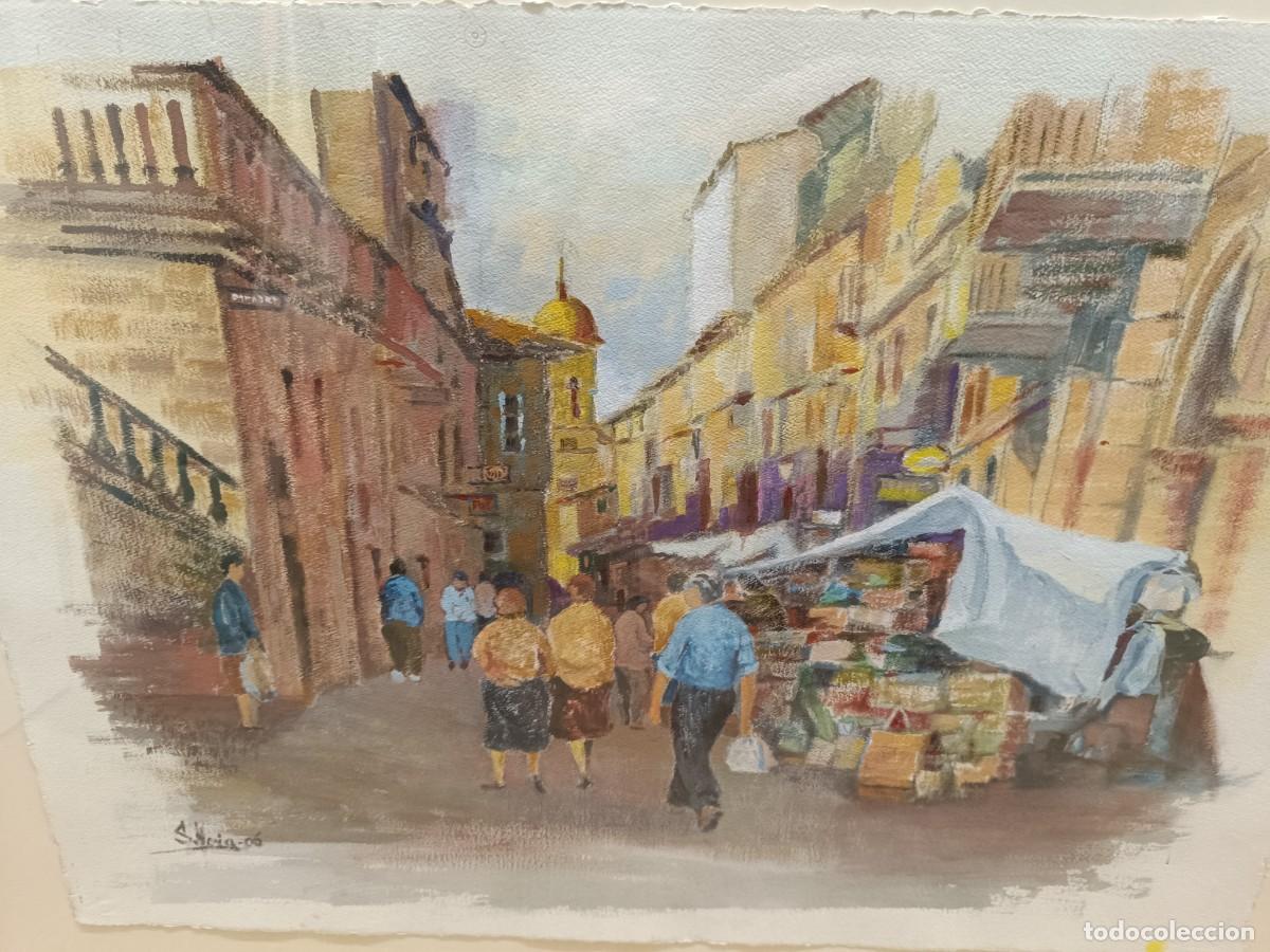Arte: Acuarela original de Segundo Hevia Torres, artista gallego de reconocido prestigio