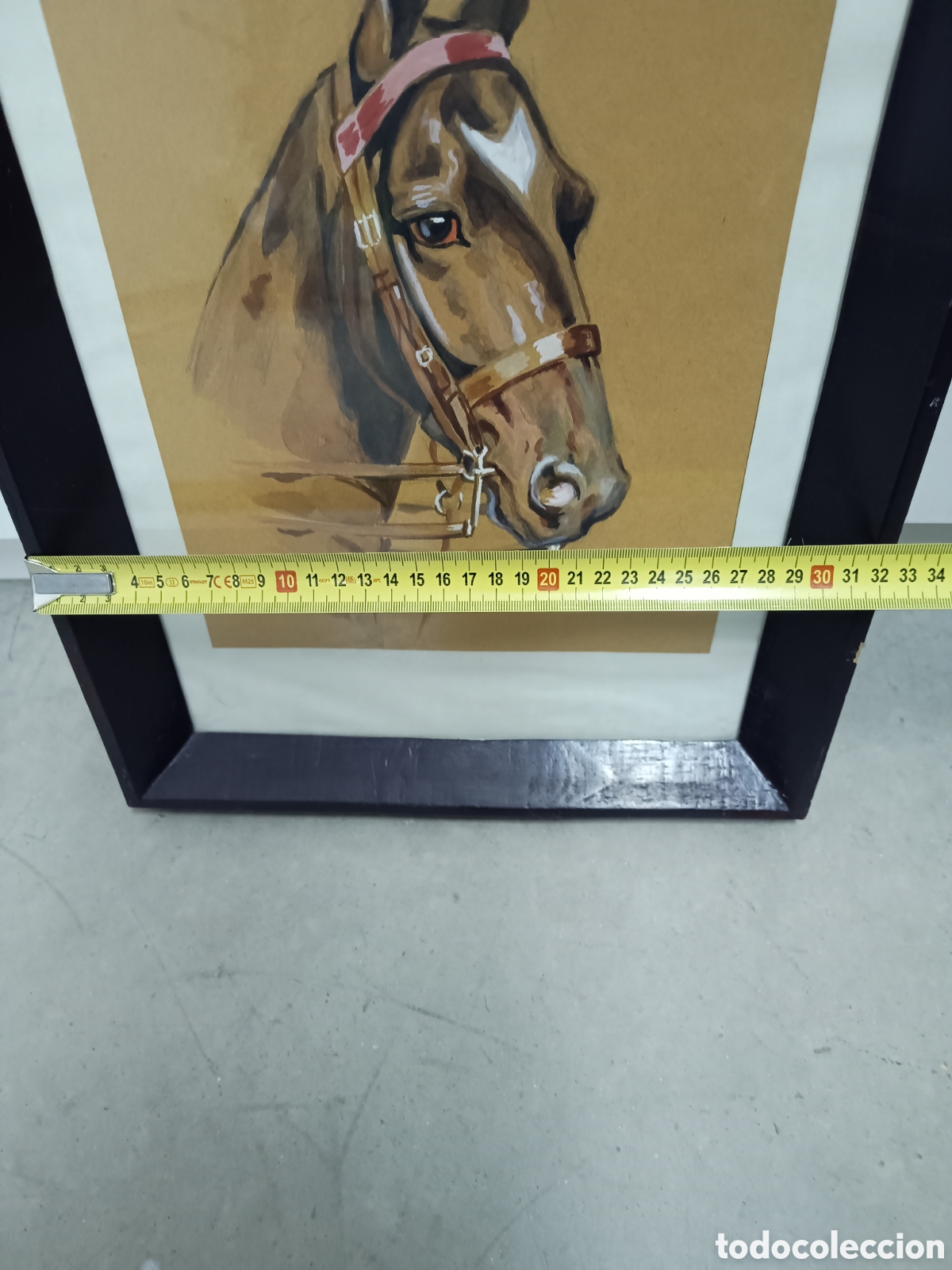 Arte: ACUARELA - CABEZA DE CABALLO - Foto 4
