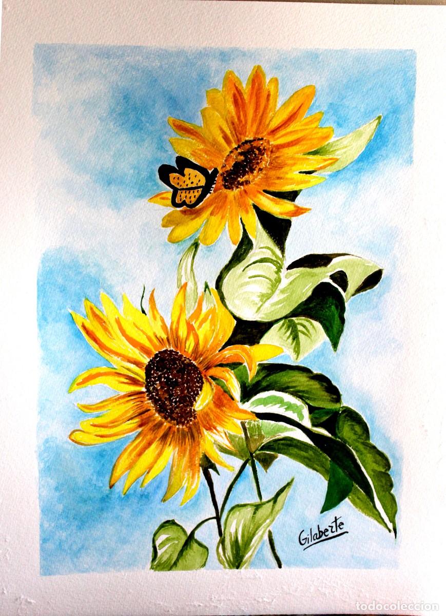 Arte: Girasol obra de Mercedes Gilaberte