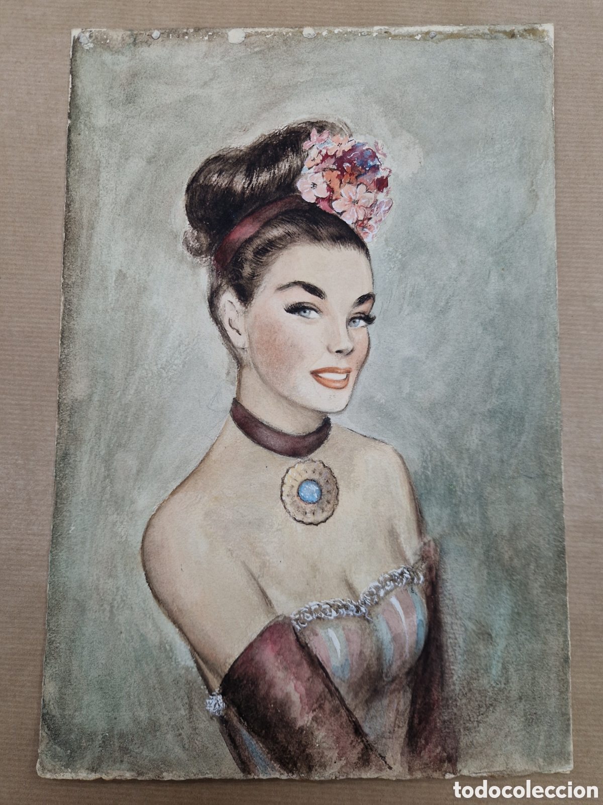 Arte: Acuarela antigua,a&ntilde;os 1930-40