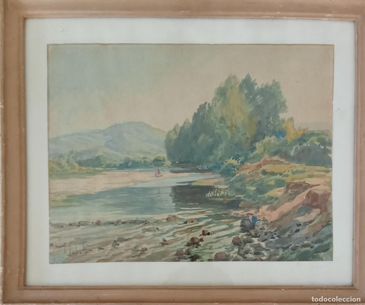 Kunst: PAU SABAT&Eacute; - PAISAJE FLUVIAL-