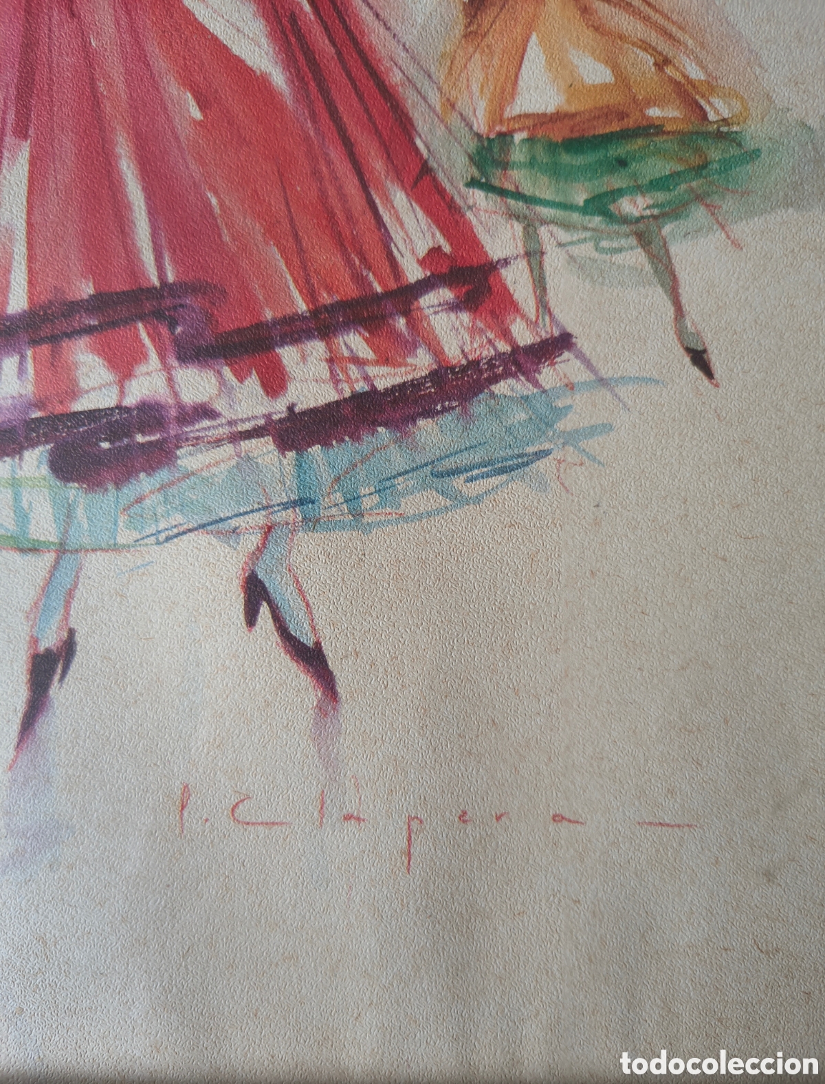 Arte: Cuadro con firma Pedro Clapera - Foto 5