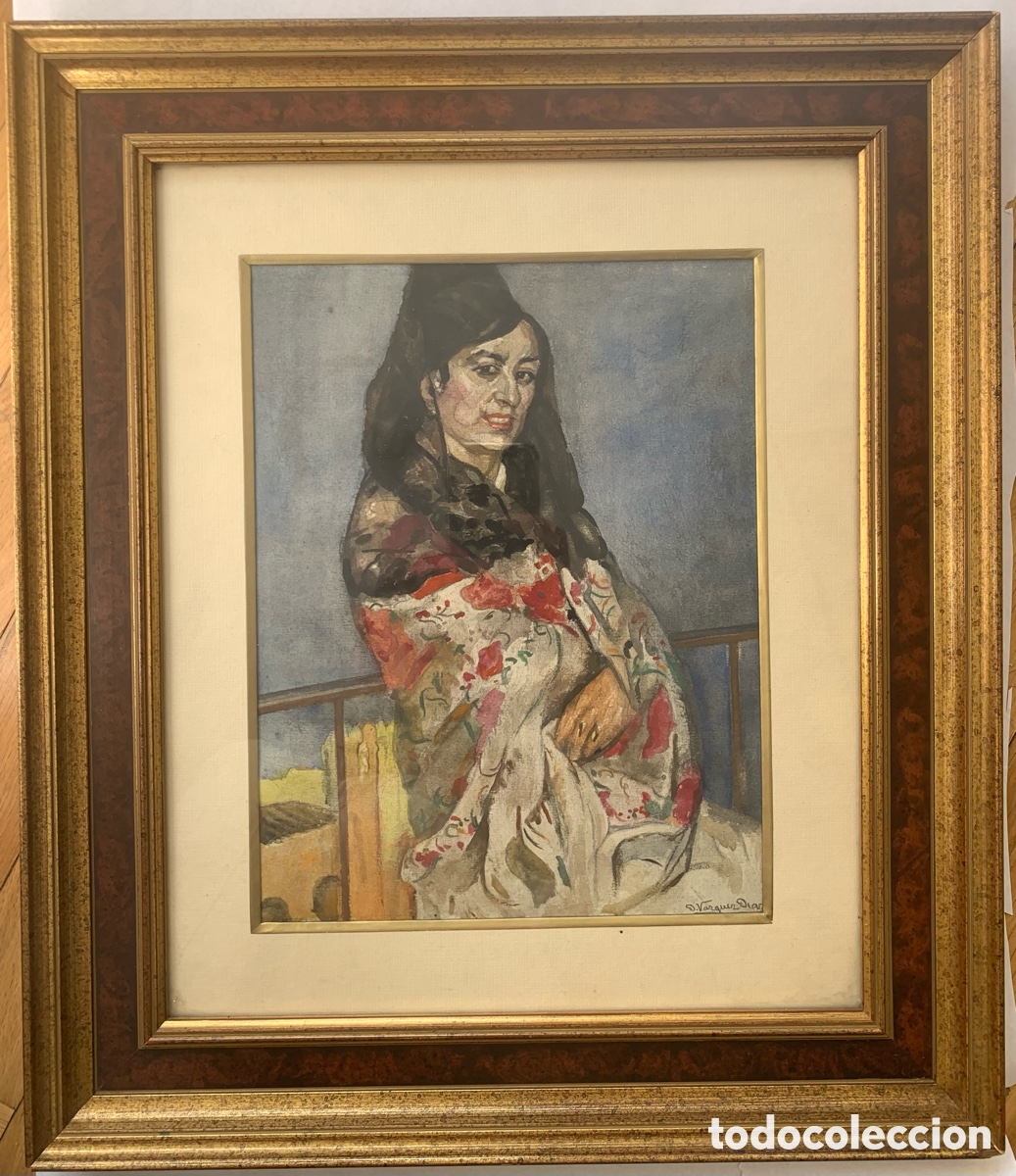 Arte: Mujer con mantilla. Daniel V&aacute;zquez D&iacute;as - Foto 2