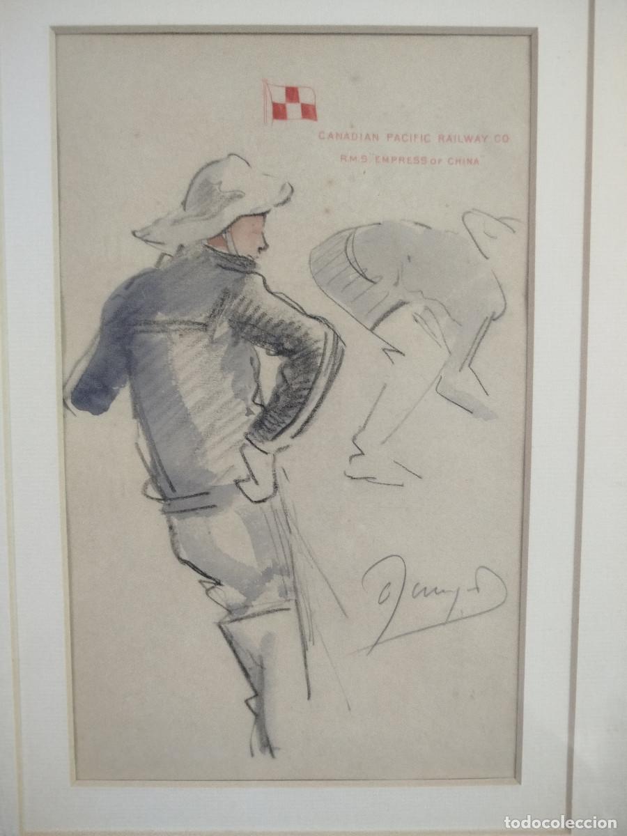 Arte: Oleguer Junyent (1876-1956), dibuix original, c. 1908