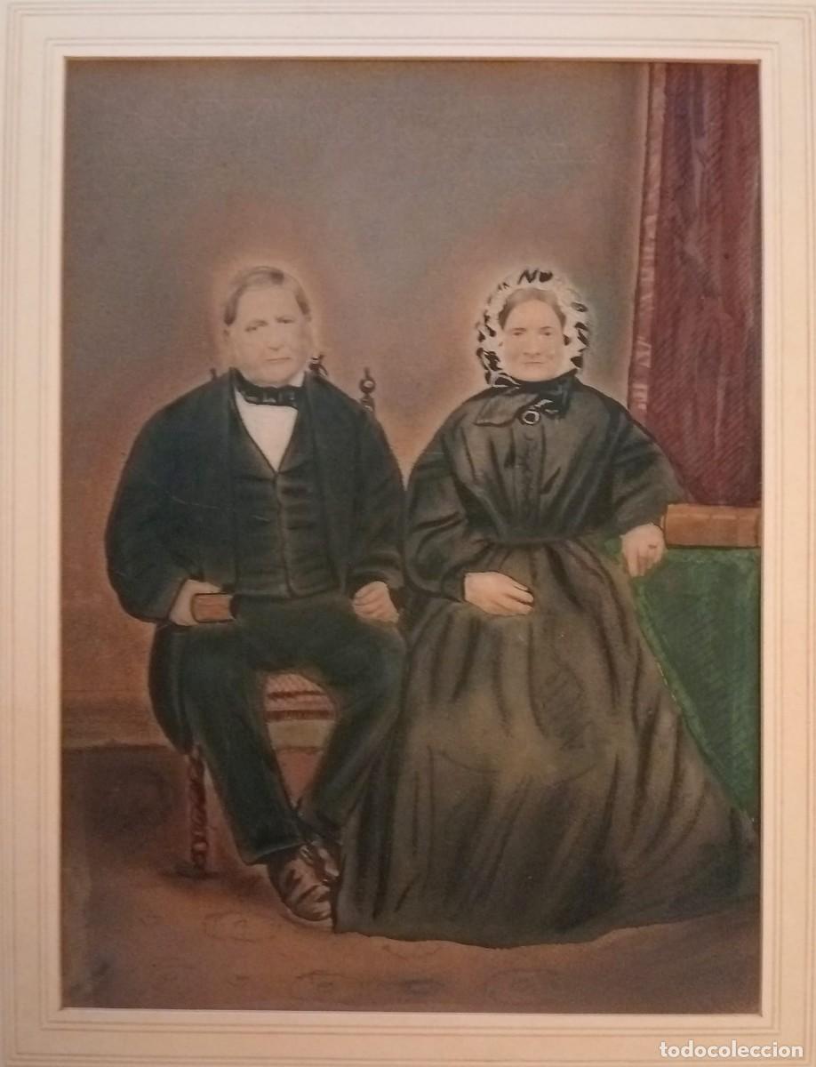 Arte: RETRATO POPULAR - ARTE NA&Iuml;F & FOLK - PASTEL, ACUARELA &Oacute; TEMPLE SOBRE PAPEL - AM&Eacute;RICA 1820-1860