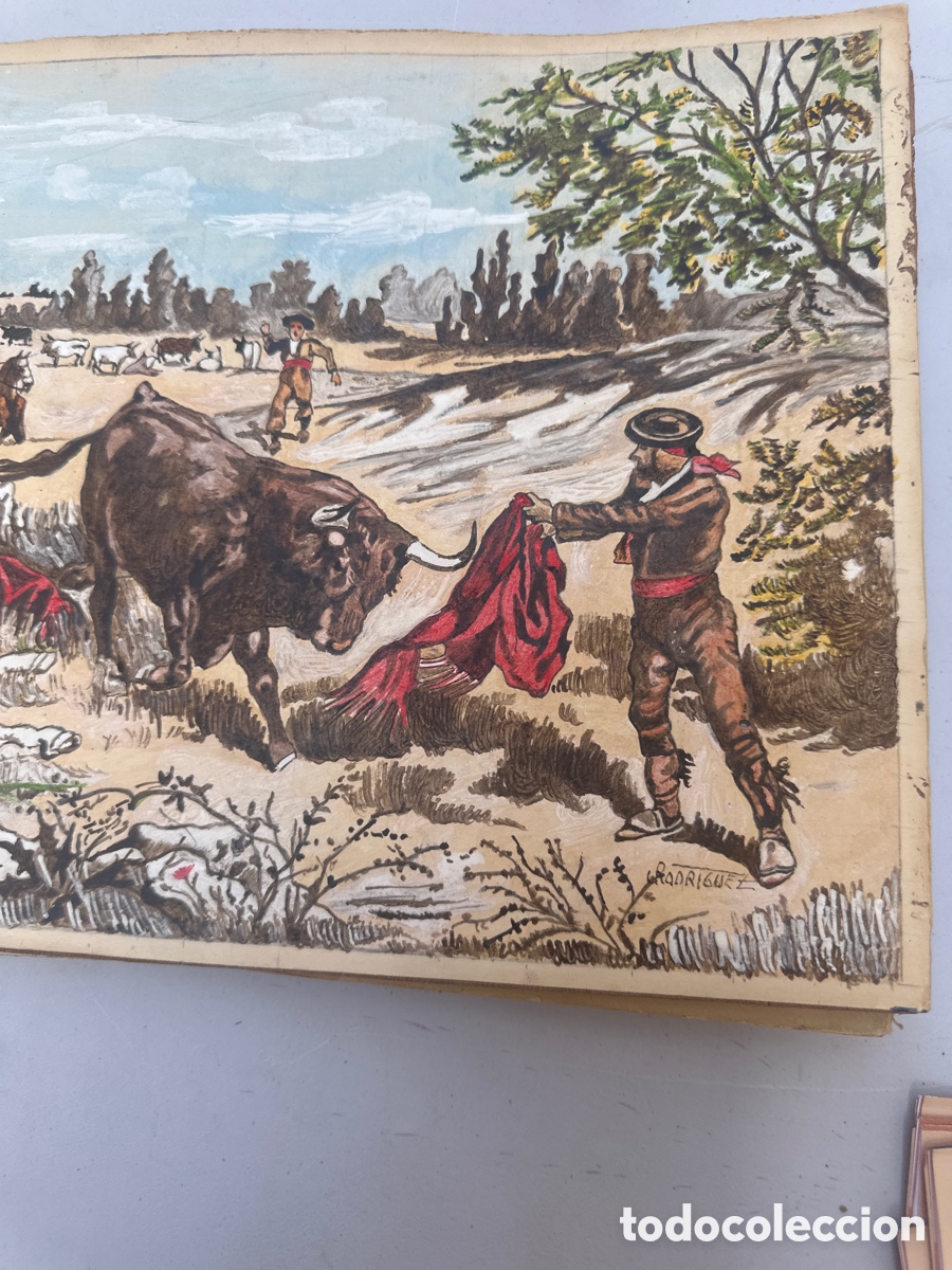 Arte: capea en el campo tauromaquia - Foto 4