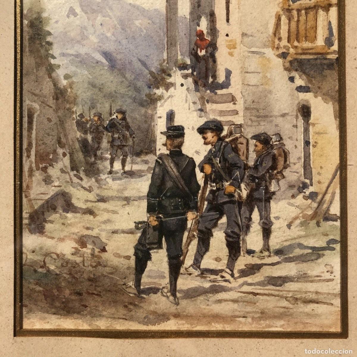 Arte: ACUARELA DEL SIGLO XIX - Foto 3