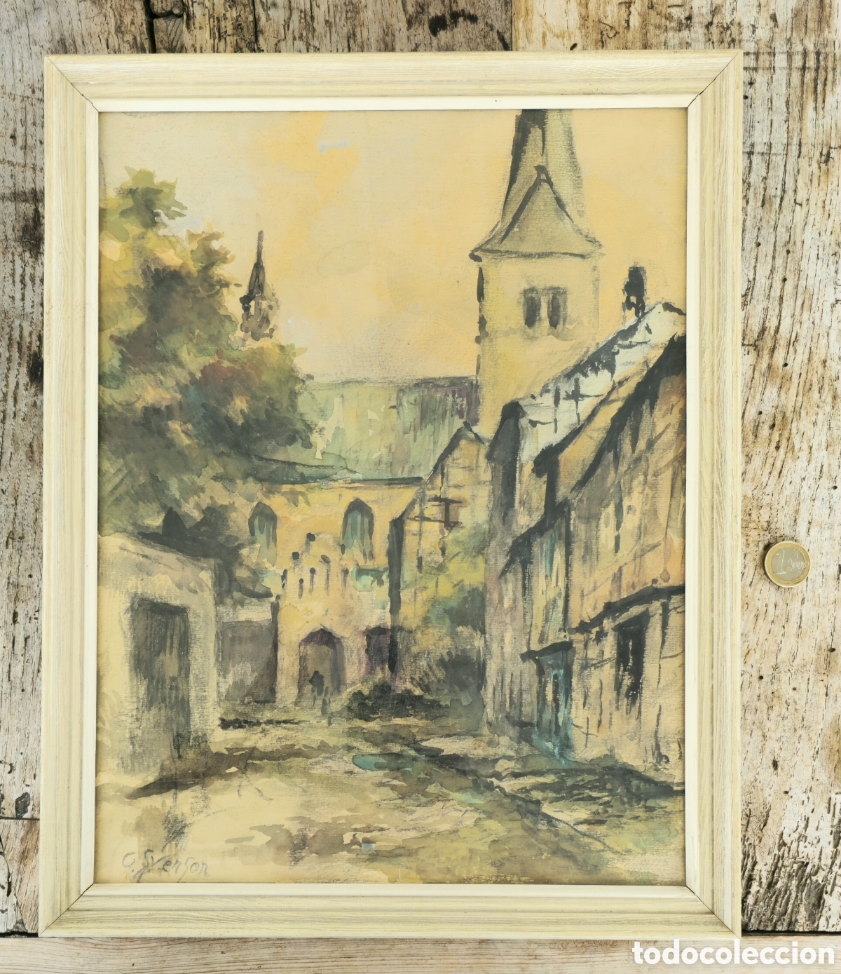 Arte: Acuarela vintage G. Svenson