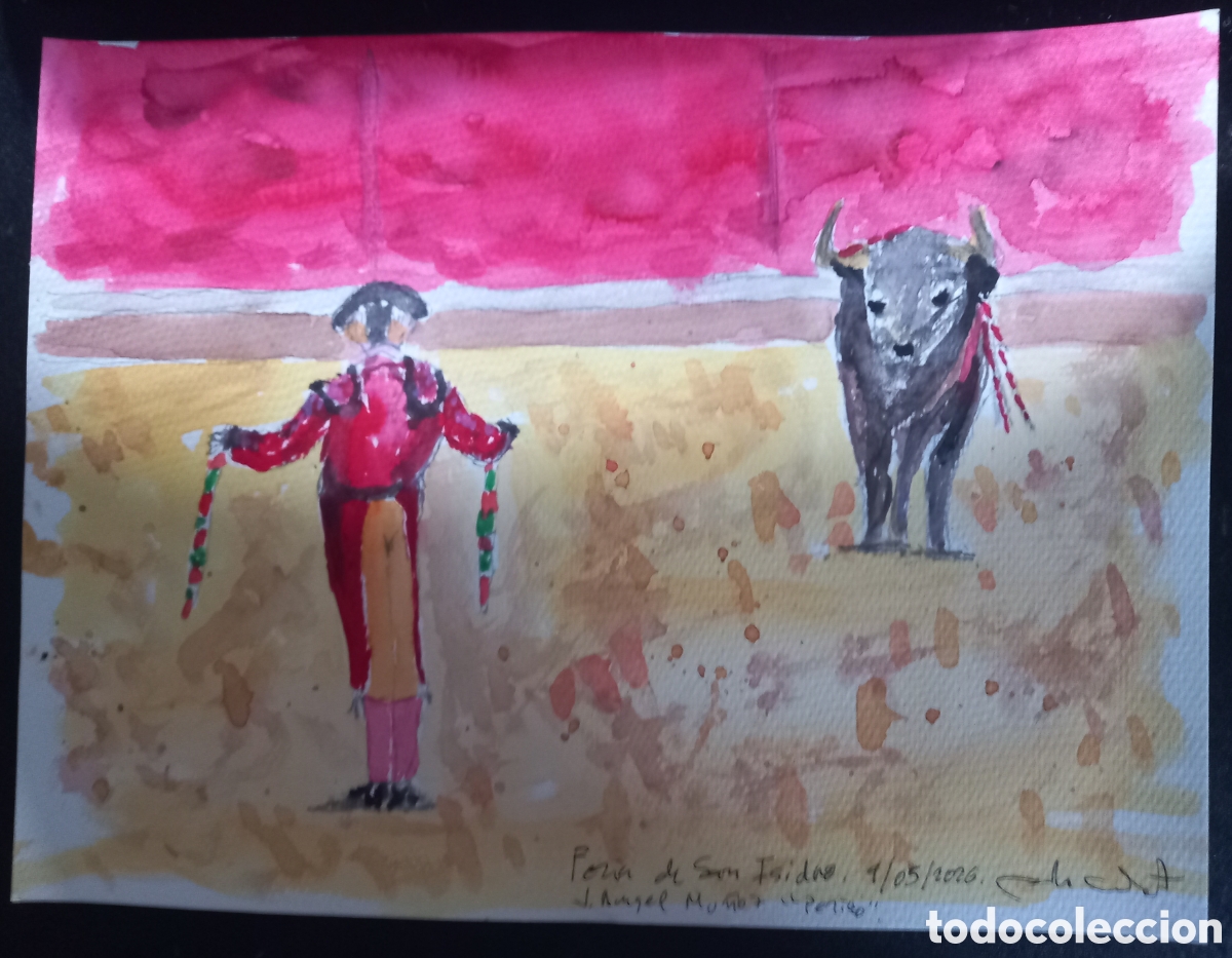 Arte: Acuarela Taurina Feria de San Isidro Madrid 2026