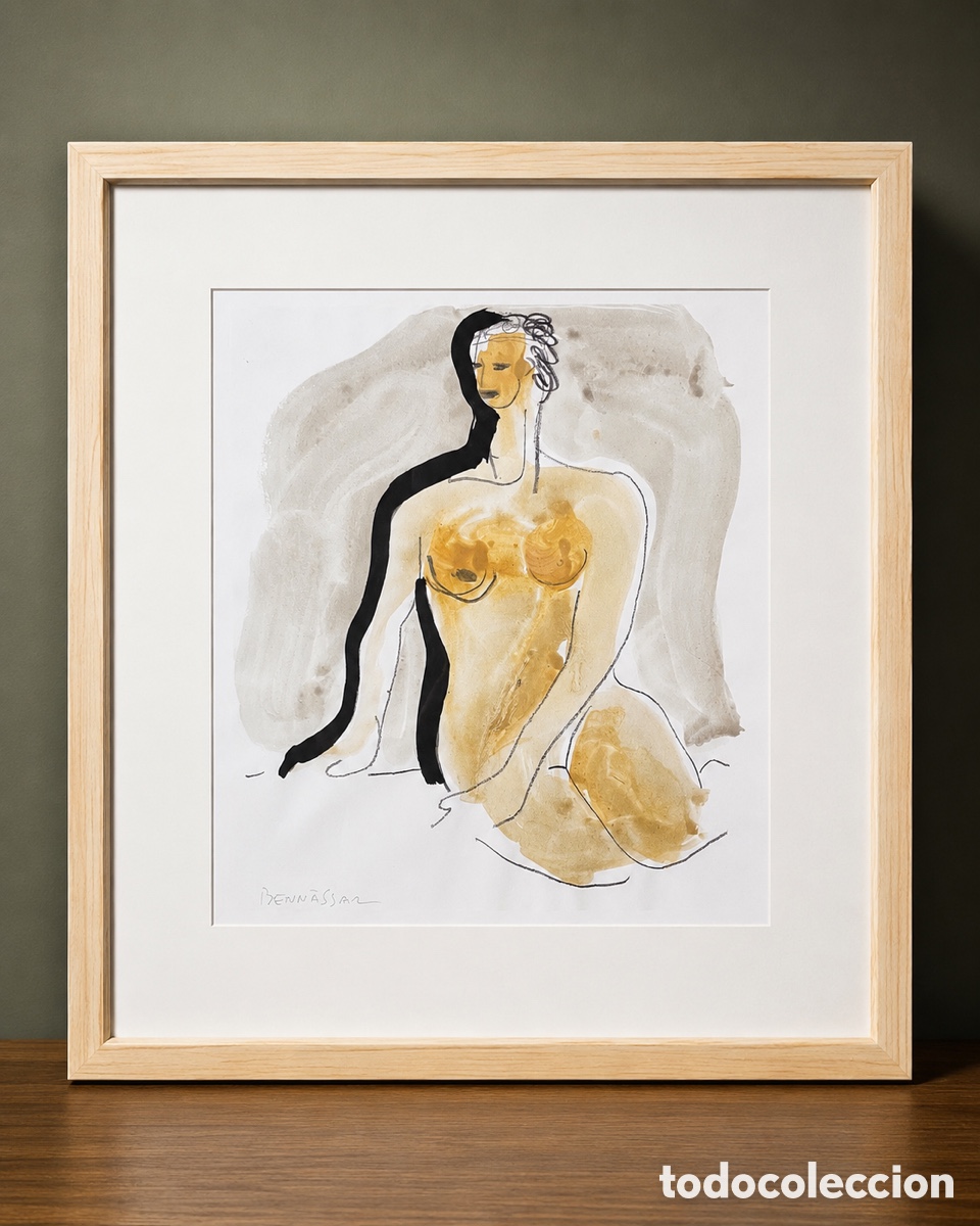 Arte: JOAN BENN&Agrave;SSAR (Mallorca, 1950) &ndash; &ldquo;Mujer sentada&rdquo;, 2004