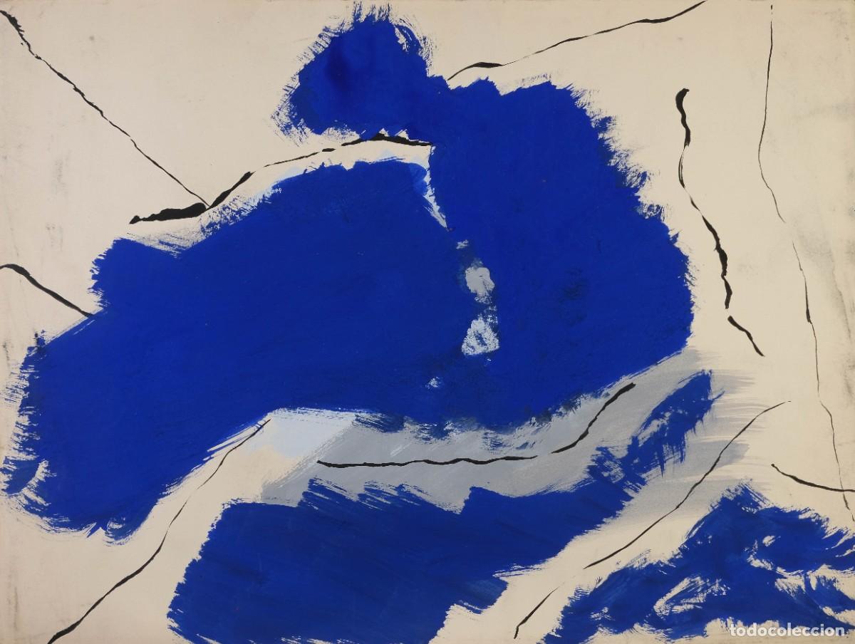 Arte: &Oacute;LEO Y TINTA SOBRE PAPEL COMPOSICI&Oacute;N