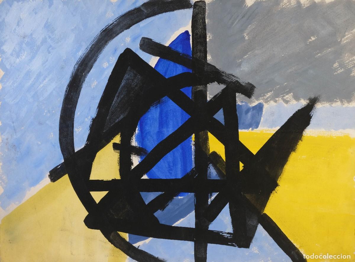 Arte: GOUACHE Y TINTA SOBRE PAPEL COMPOSICI&Oacute;N
