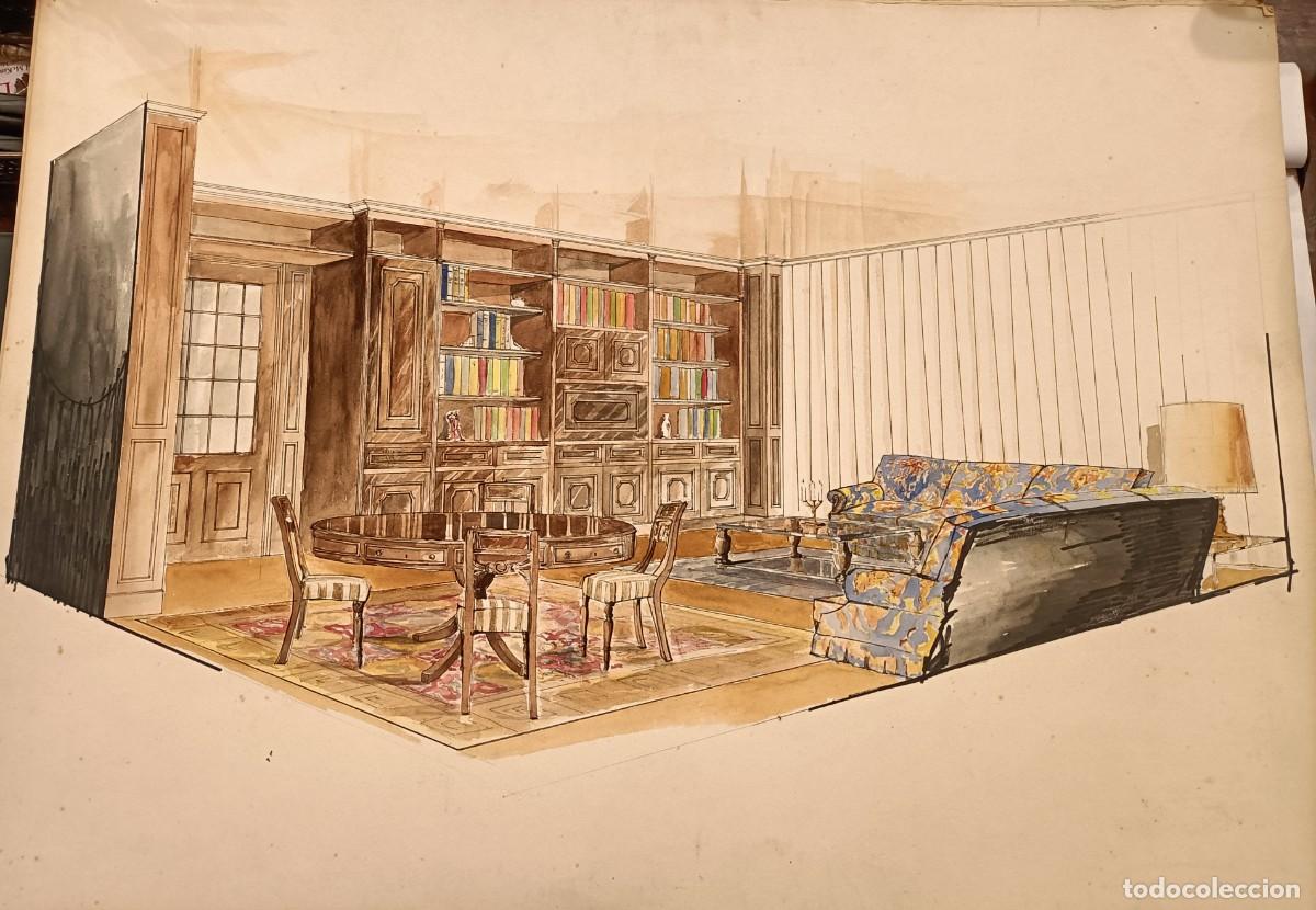 Arte: PROYECTO SAL&Oacute;N. ACUARELA. A&Ntilde;OS 70
