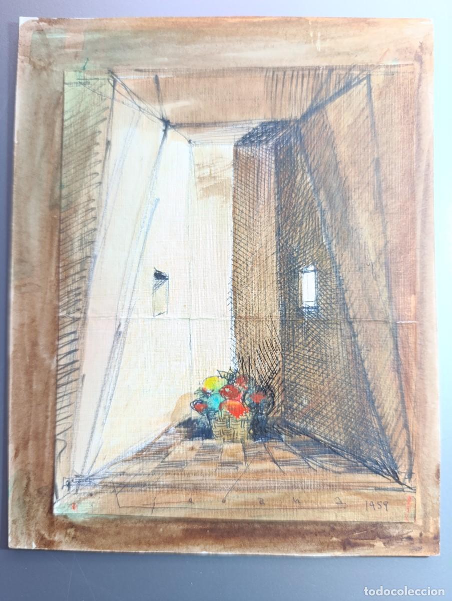 Arte: CESTO EN INTERIOR DE GINES LIEBANA