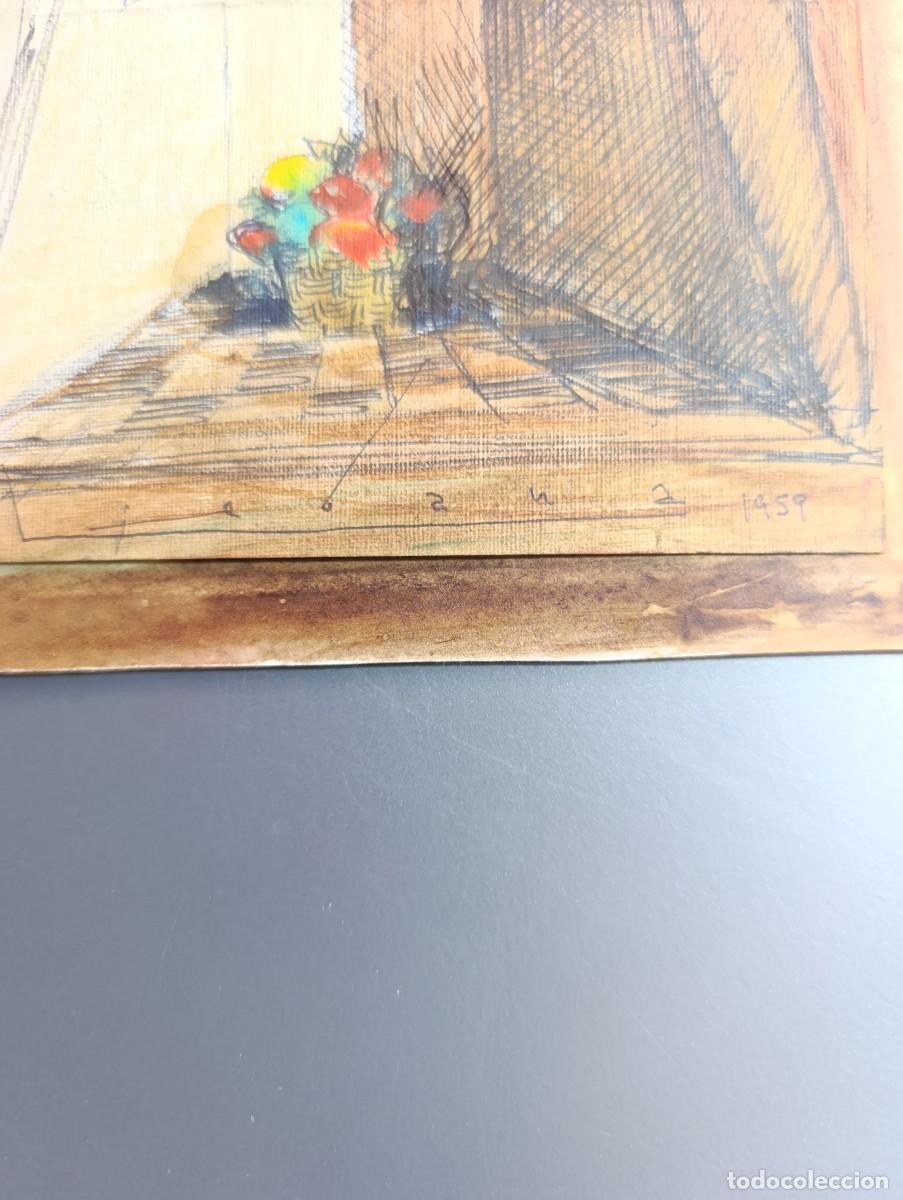 Arte: CESTO EN INTERIOR DE GINES LIEBANA - Foto 2