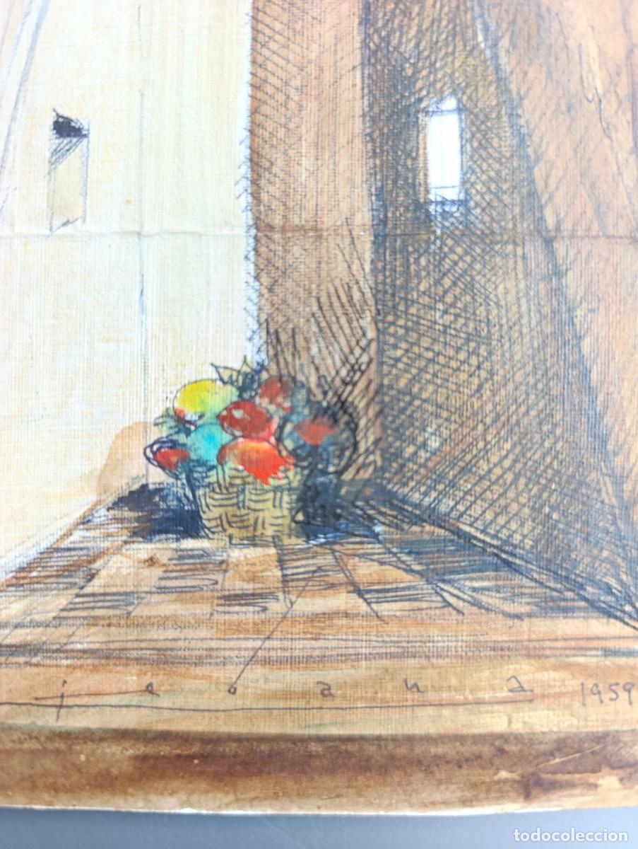 Arte: CESTO EN INTERIOR DE GINES LIEBANA - Foto 3