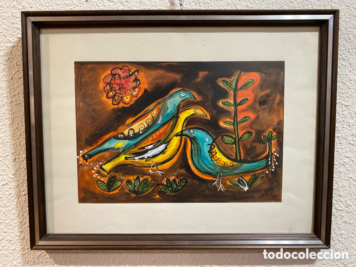 Arte: Ricardo Isasi Olascoaga (1917)Tecnica mixta sobre papel